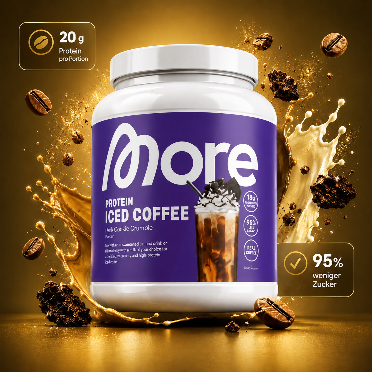 Protein Iced Coffee 500g Dose